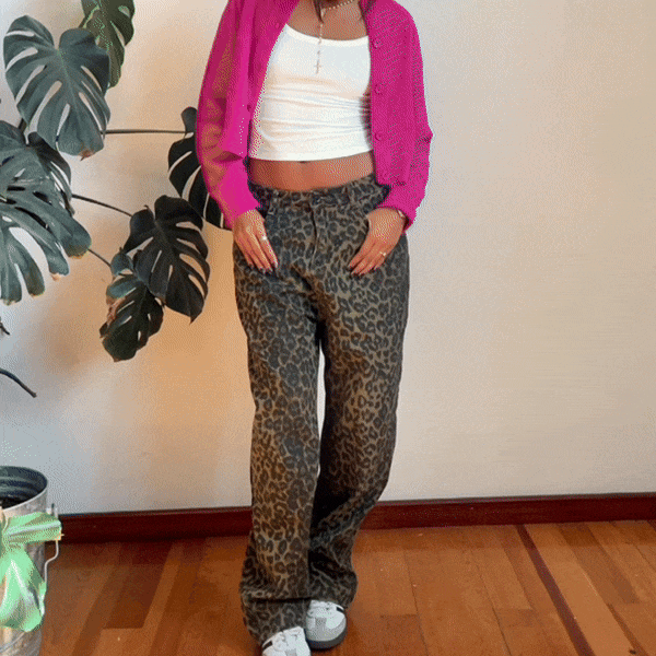 Pippa | Panterprint Jeans