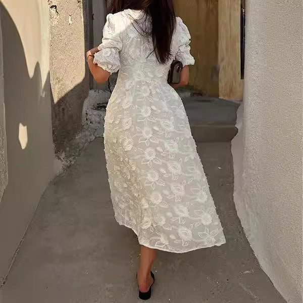 Isabel | Lange Witte Jurk