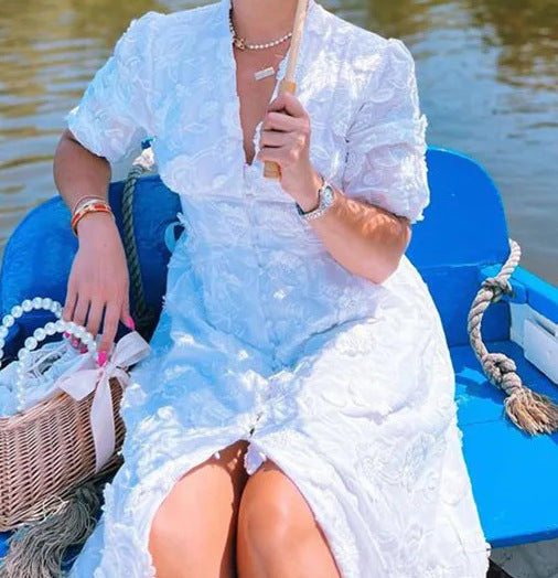Isabel | Lange Witte Jurk