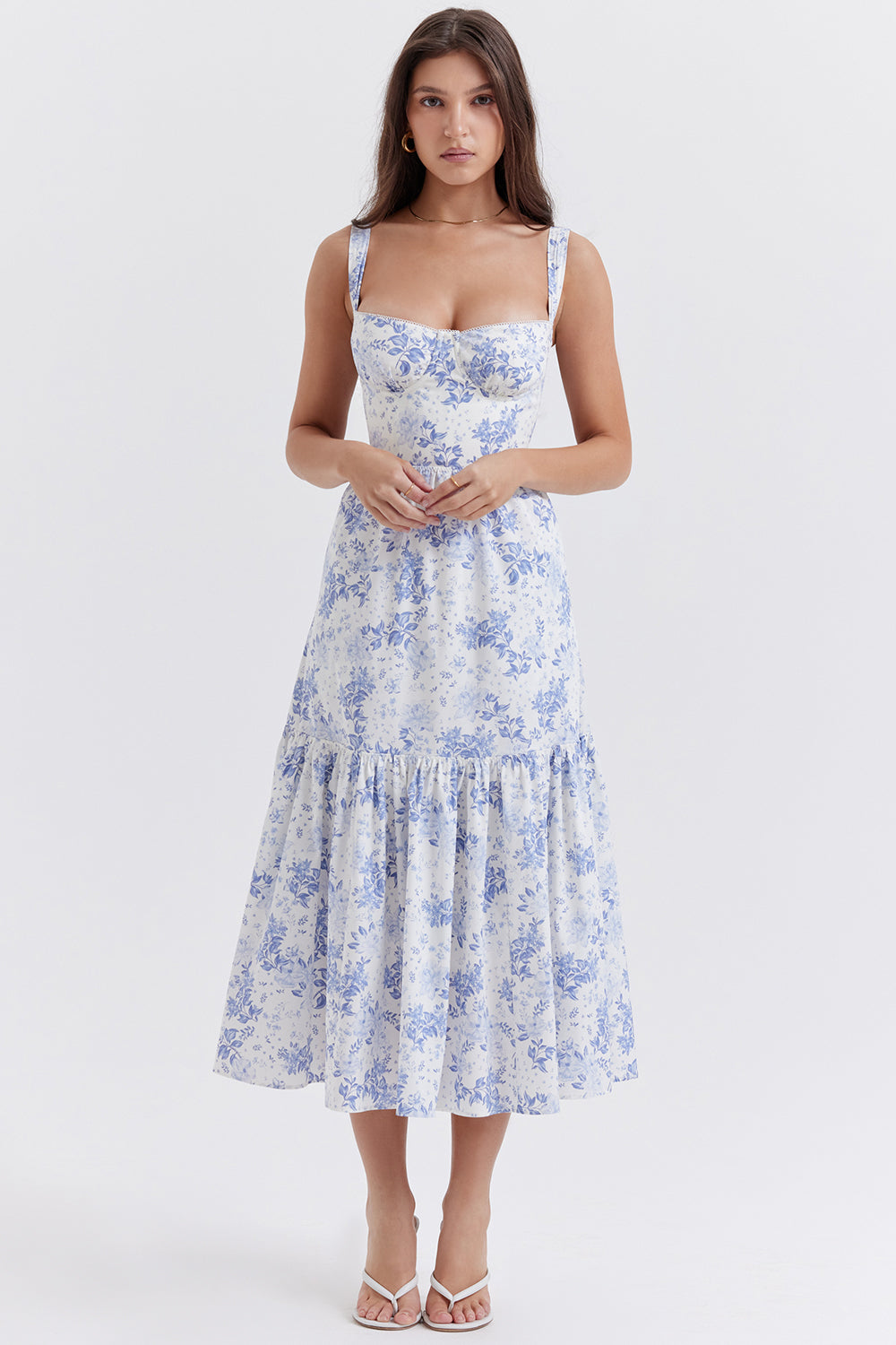 Joanna | Midi Bloemenjurk