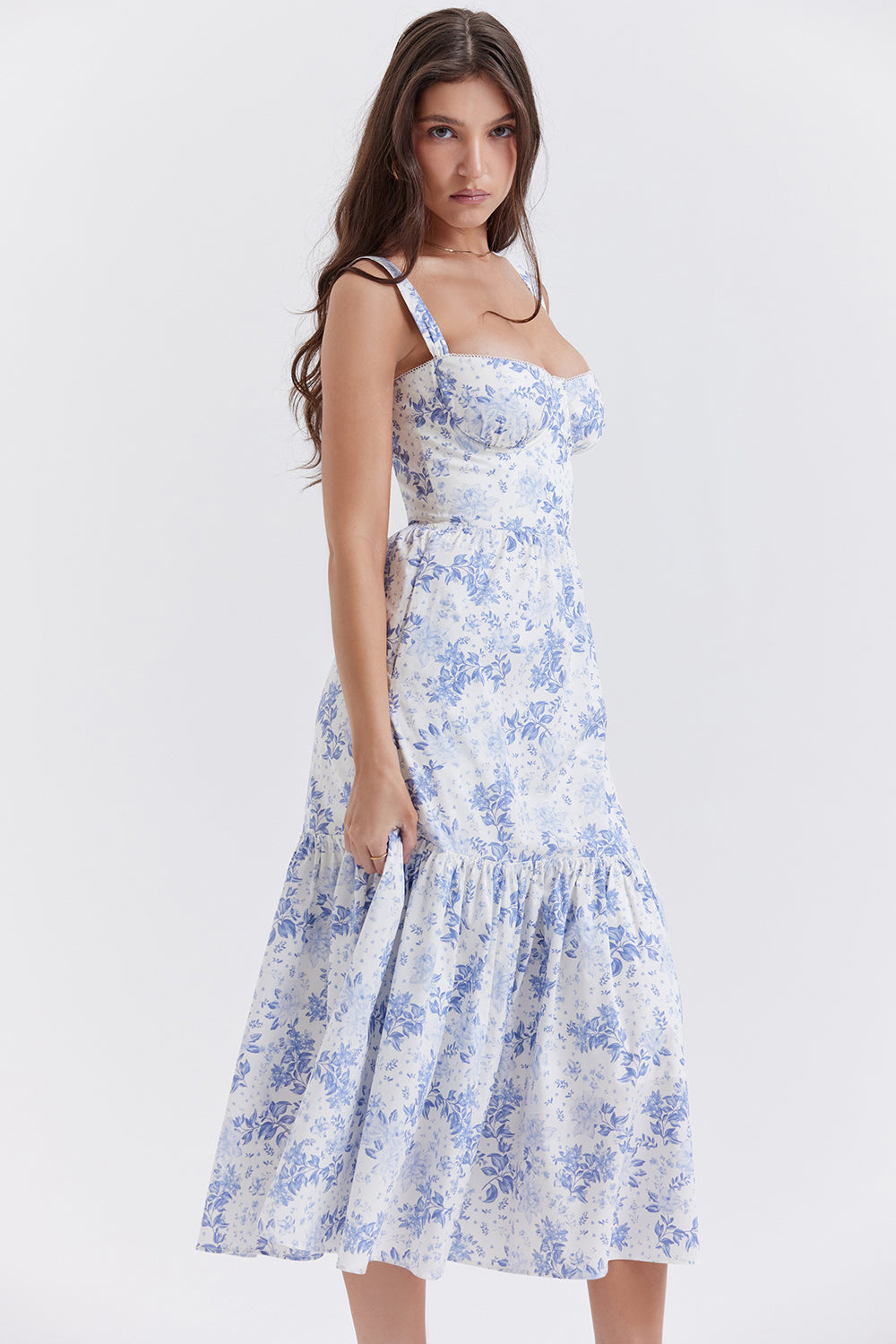 Joanna | Midi Bloemenjurk