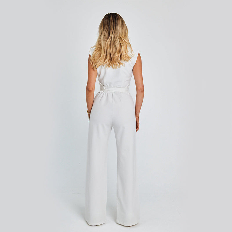 Juna | Jumpsuit Met Tailleband