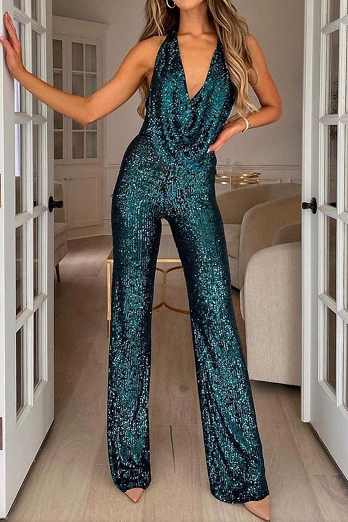 Solane | Jumpsuit Met Pailletten