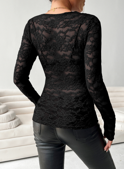 Nadina | Elegante Kanten Top