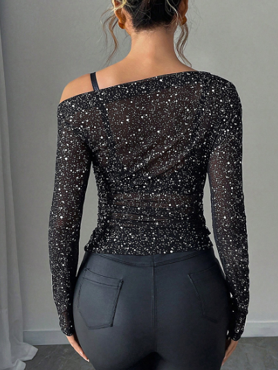Emilia | Elegante Sprankelende Top