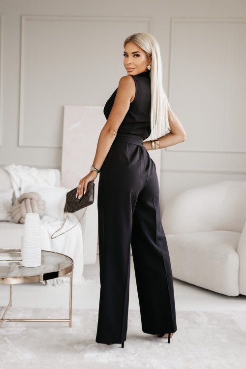 Yoni | Chique Jumpsuit Met Tailleband
