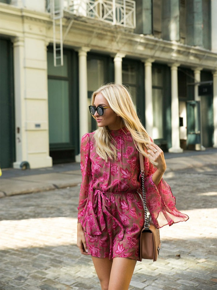 Laila | Dames Jurk Met Open Rug En Transparante Mouwen