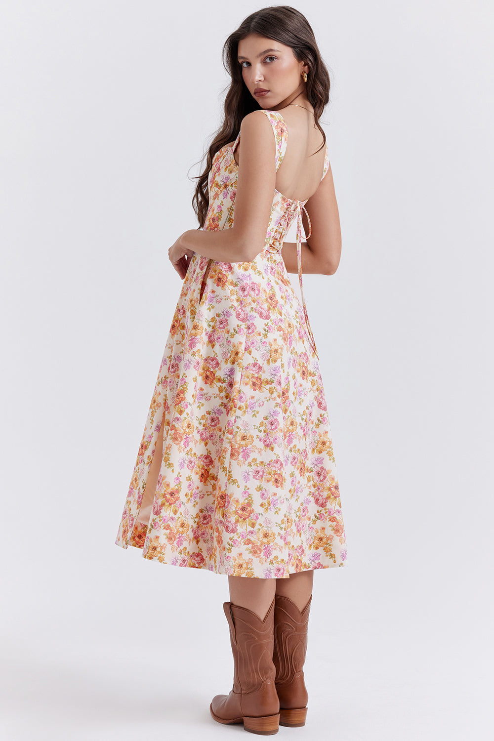 Joanna | Midi Bloemenjurk