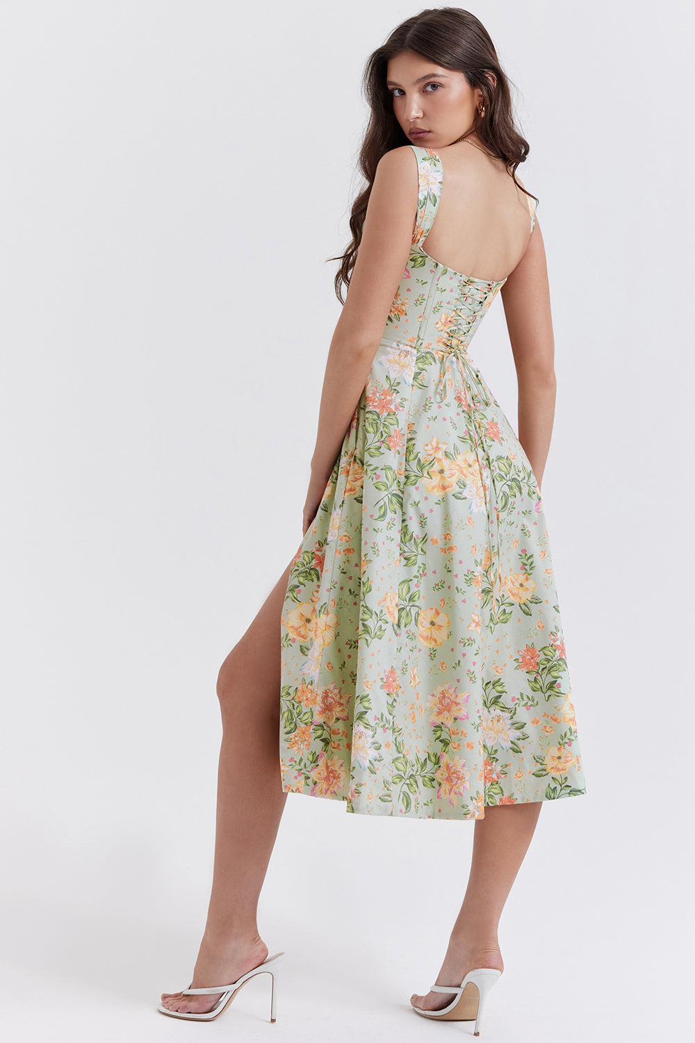 Joanna | Midi Bloemenjurk
