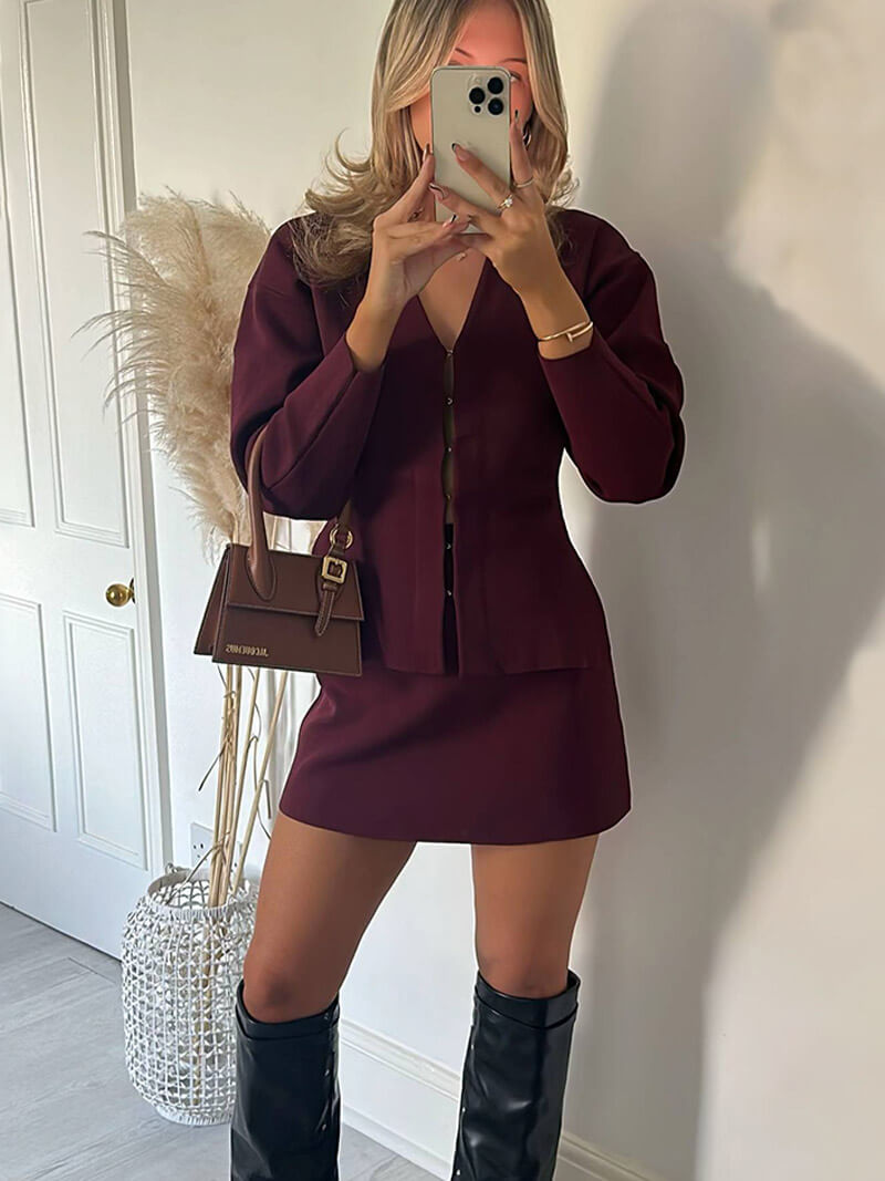 Shayna | Knit Tweedelige Set