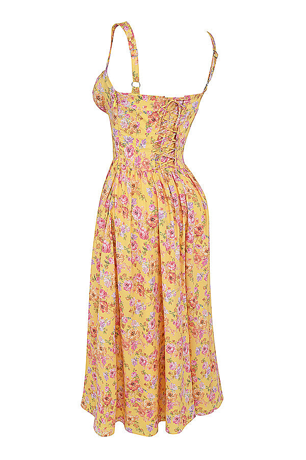 Joanna | Midi Bloemenjurk