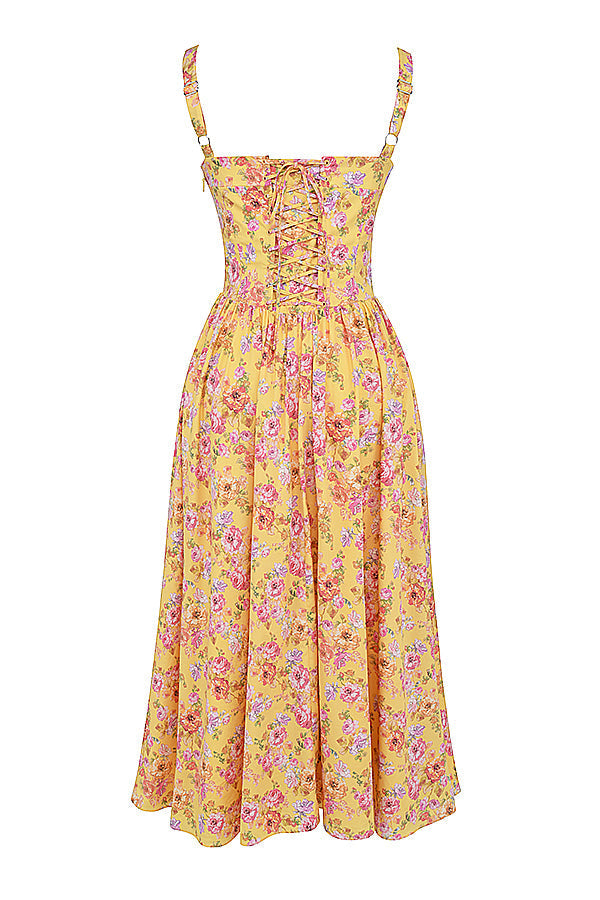 Joanna | Midi Bloemenjurk