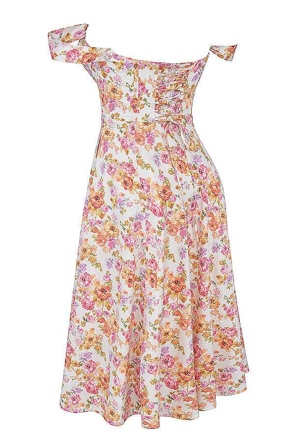 Joanna | Midi Bloemenjurk