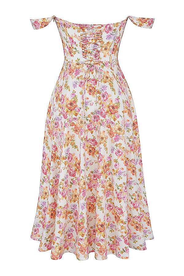 Joanna | Midi Bloemenjurk