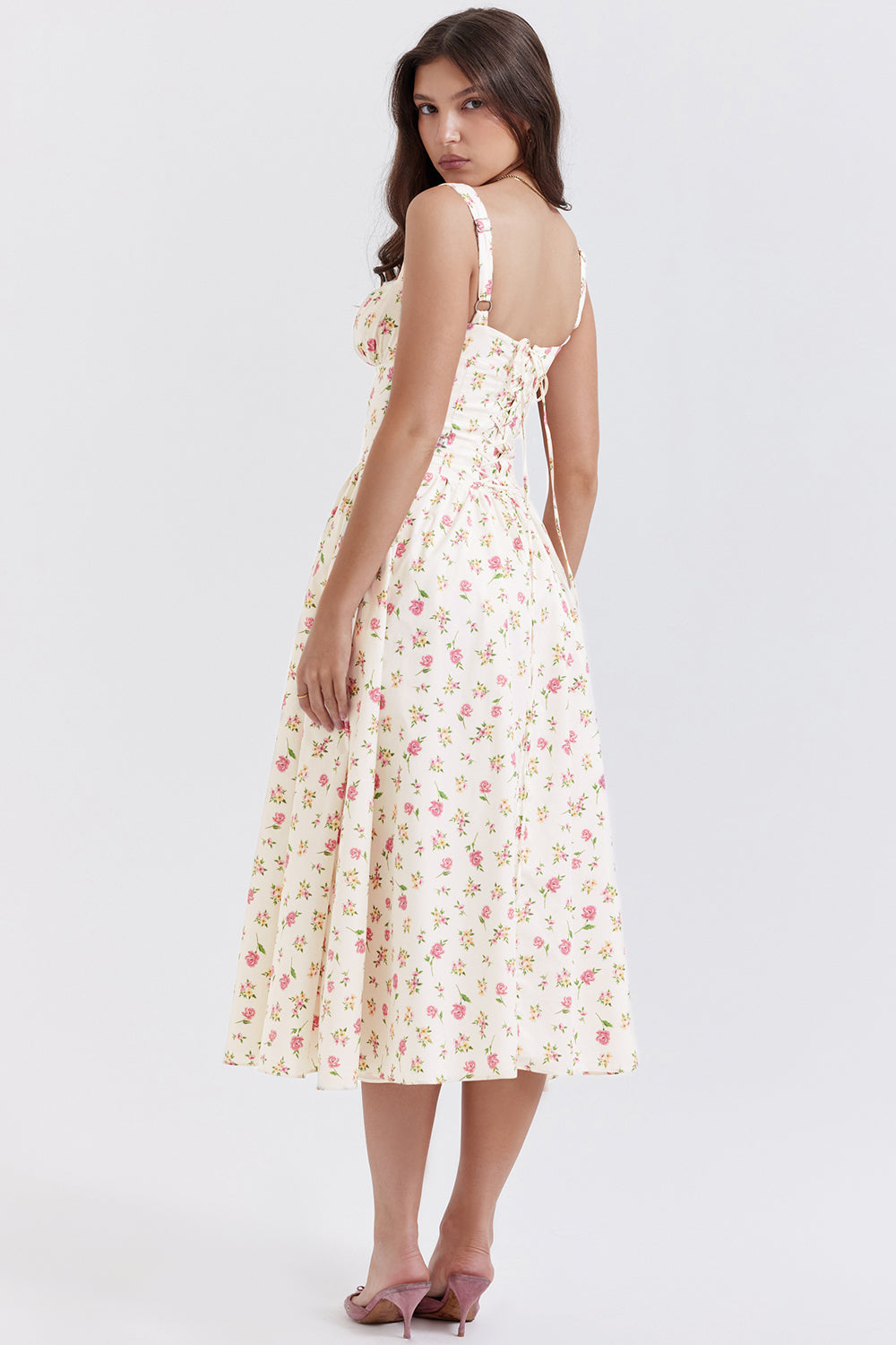 Joanna | Midi Bloemenjurk