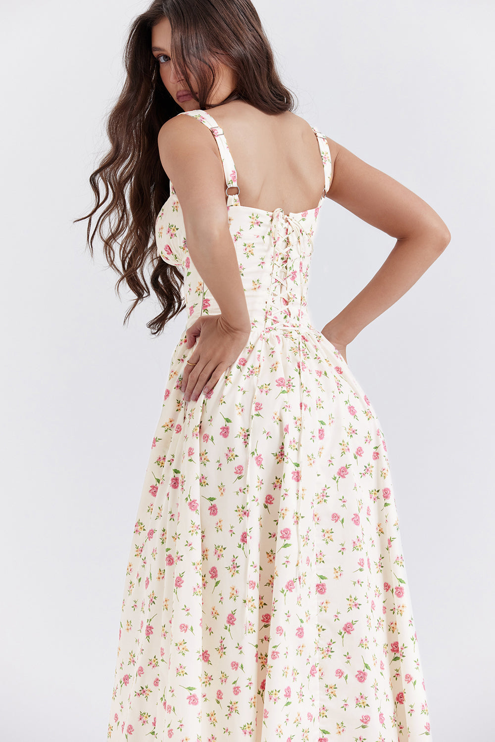 Joanna | Midi Bloemenjurk