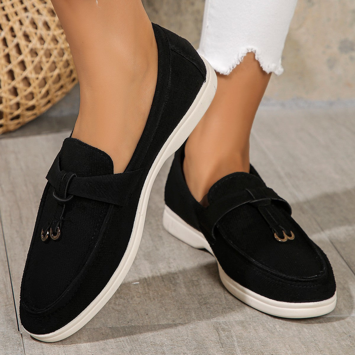Lois | Suede Loafers