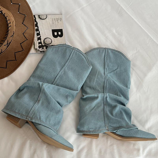 Demy | Denim Laarzen