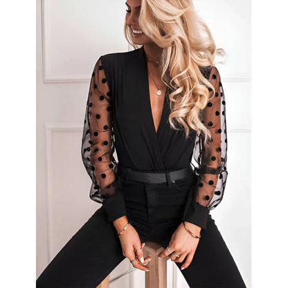 Odette | Elegante Blouse Met V-hals