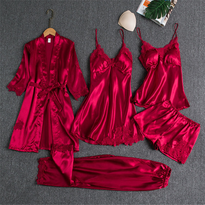 Senna | Luxe Satijnen Pyjama Set