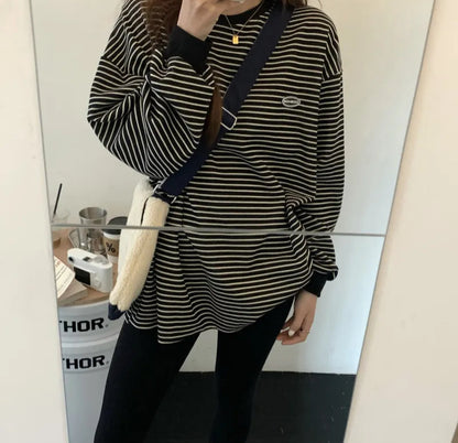 Helena | Gestreepte Stoere Longsleeve
