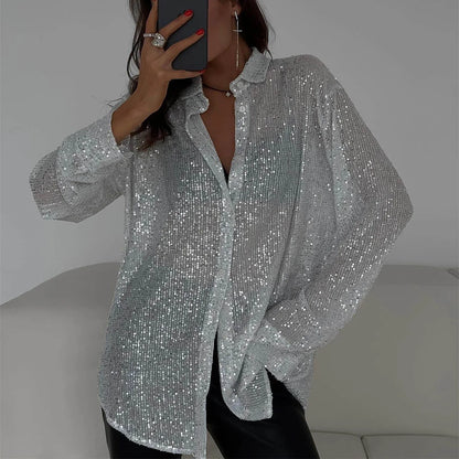 Ivy | Paillettenblouse
