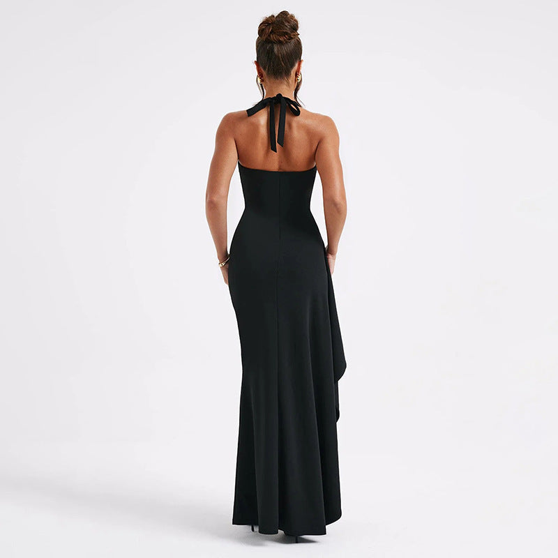 Josephine | Lange Jurk Met Open Hals