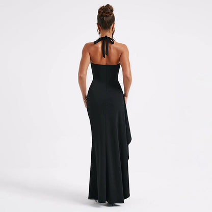 Josephine | Lange Jurk Met Open Hals