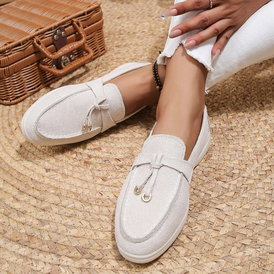 Lois | Suede Loafers