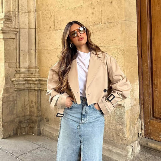 Sophia | Korte Elegante Trenchcoat