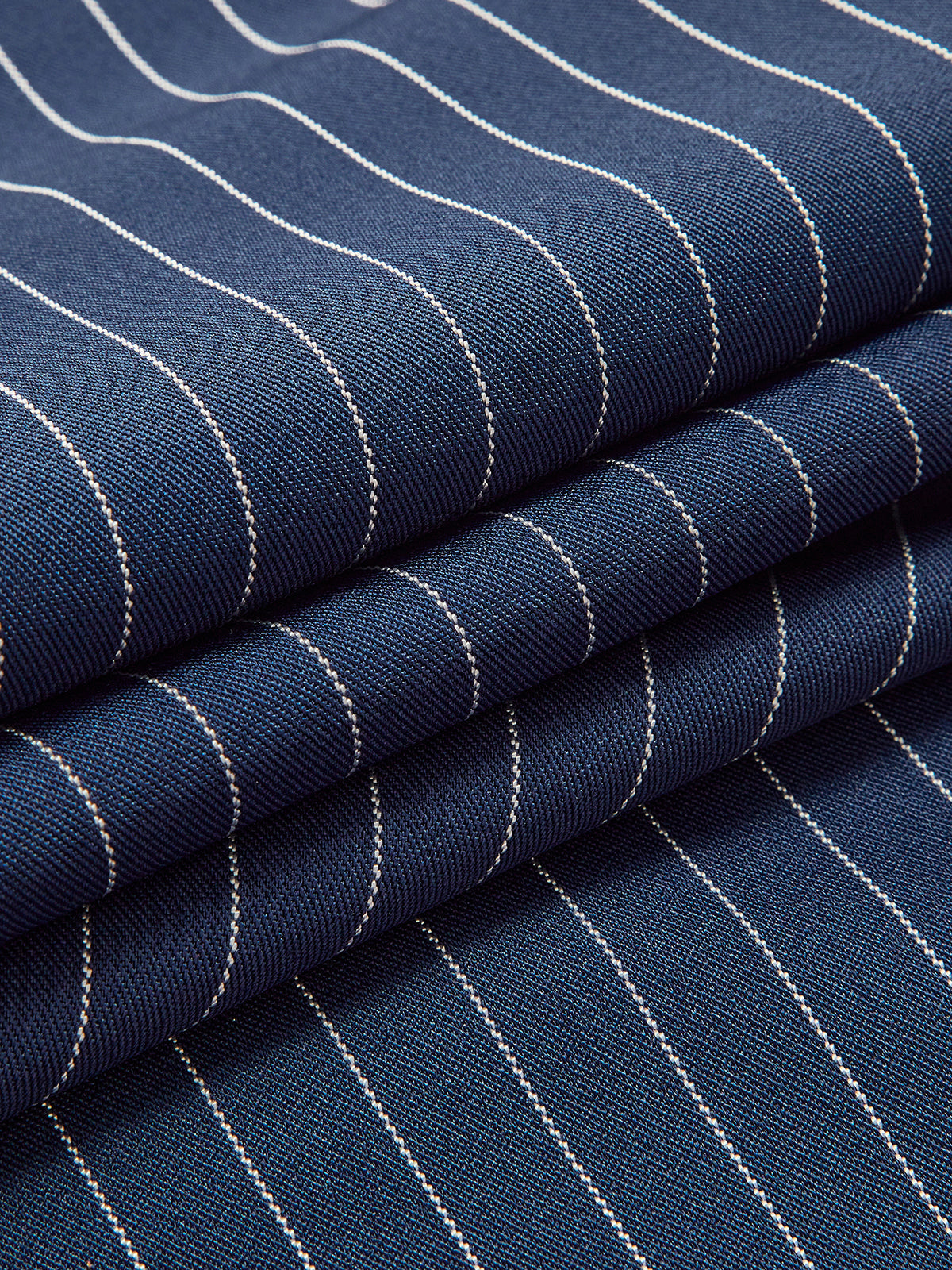 Envy | Marineblauw Met Wit Gestreepte Broek