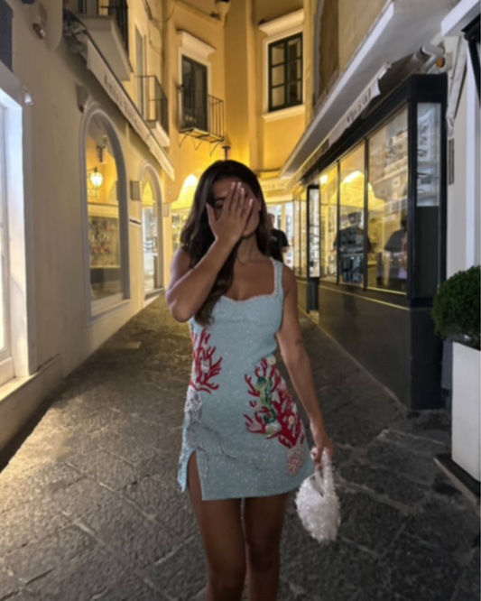 Tara | Glitter Mini Jurk