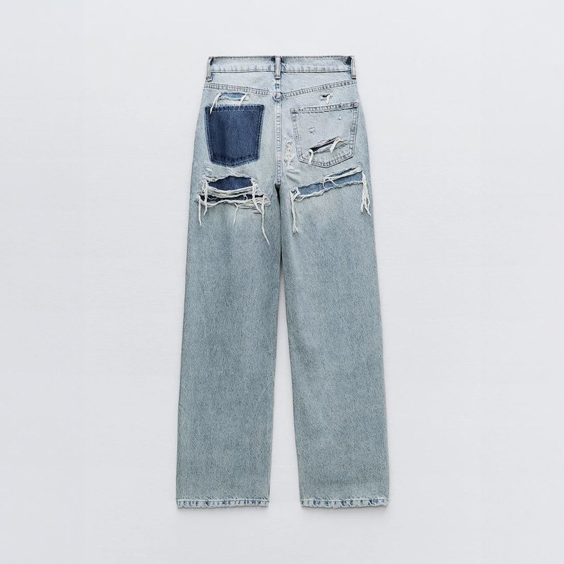 Isja | Vintage Gescheurde Broek