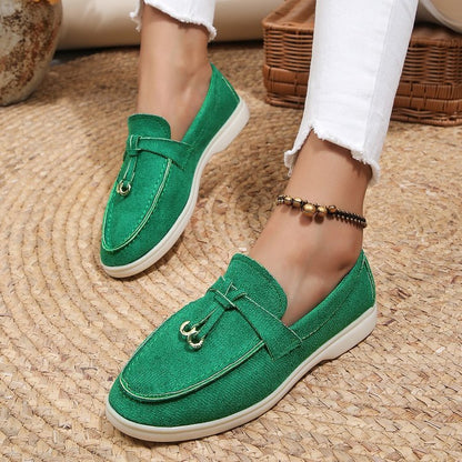 Lois | Suede Loafers