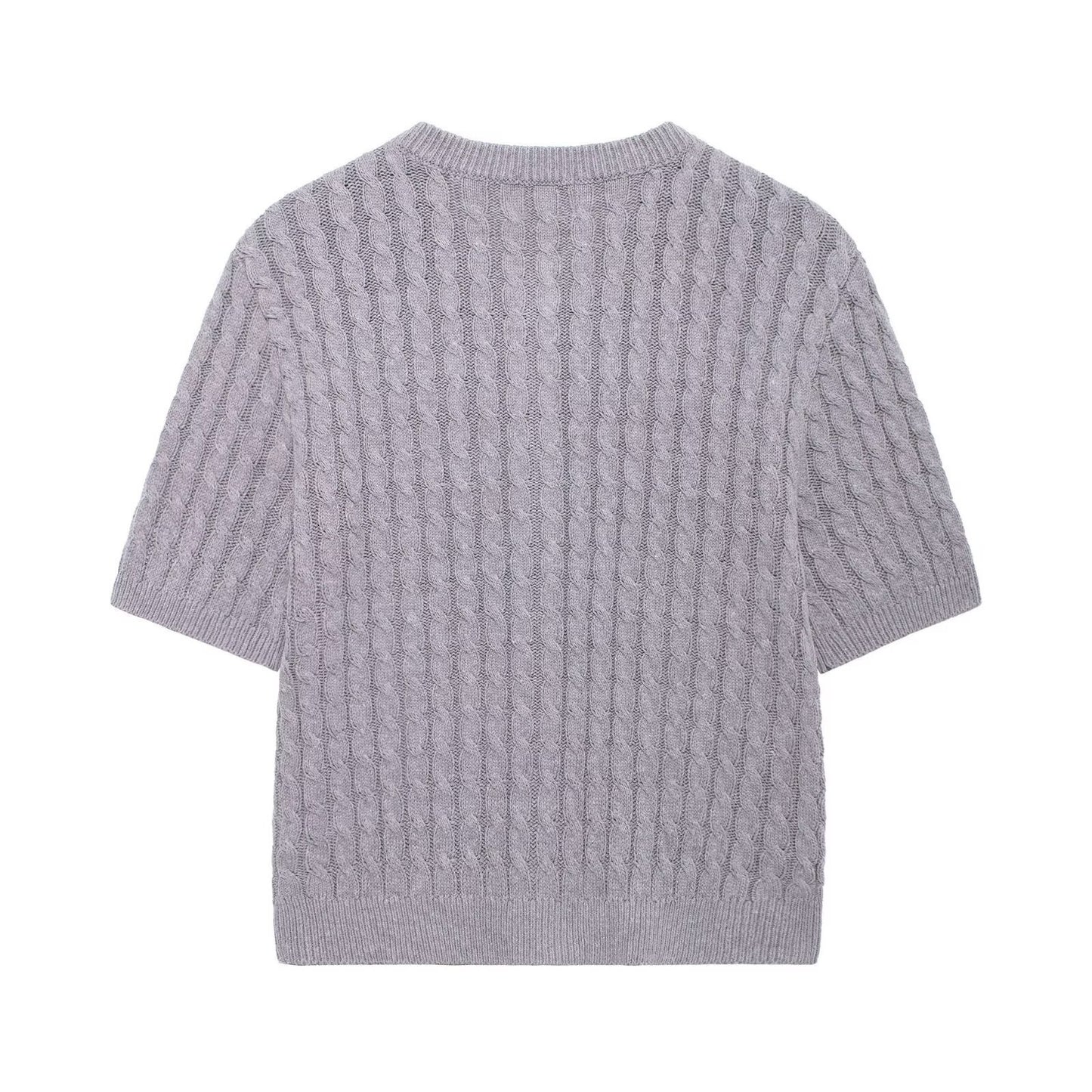 Celeste | Vest Met Korte Mouwen En Goude Knopen