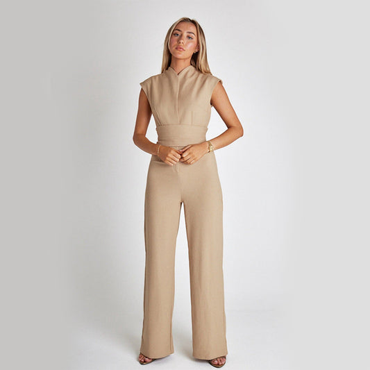 Juna | Jumpsuit Met Tailleband