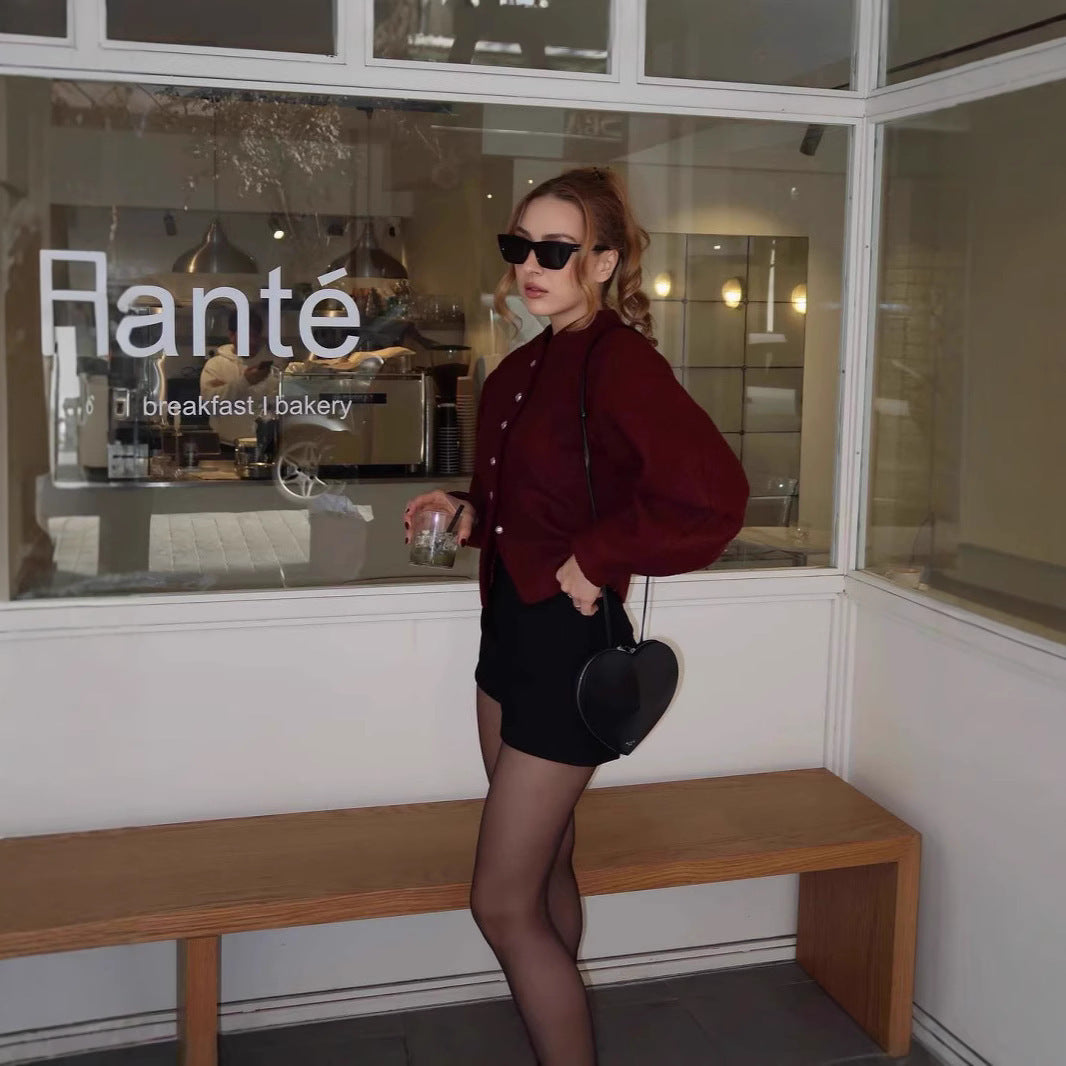 Marie | Chique Jas Met Goude Knopen