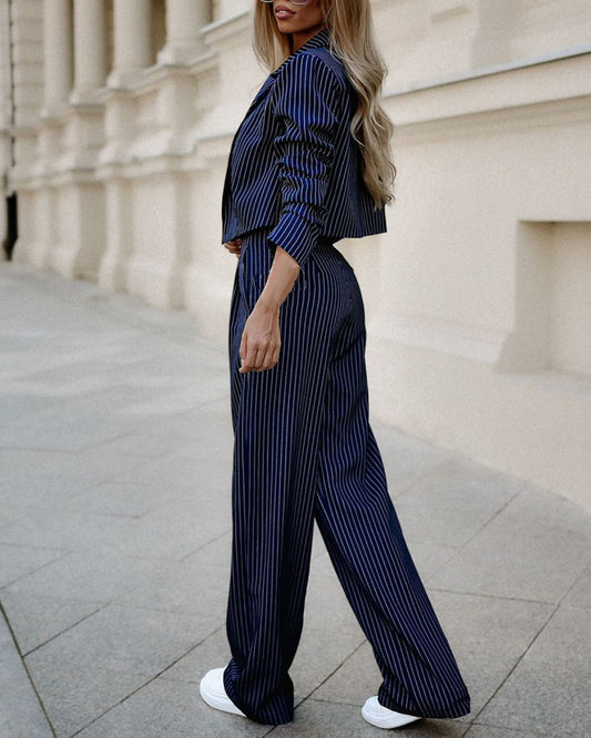 Skye | Set Korte Blazer Met Pantalon