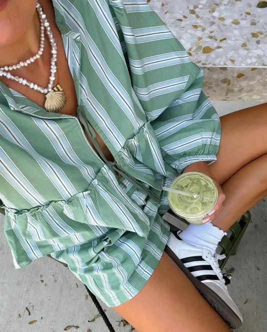 Firenze | Luchtige Gestreepte Zomerset