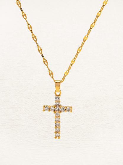 Kiki | Goude Ketting Met Kruis