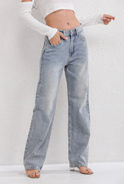 Isja | Vintage Gescheurde Broek