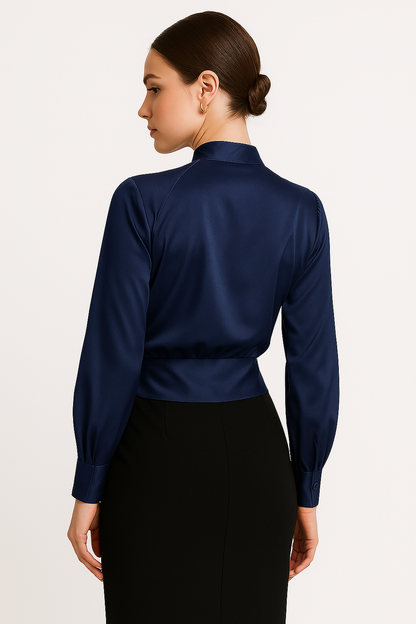 Bonny | Satijnen Blouse
