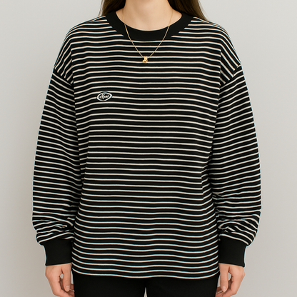Helena | Gestreepte Stoere Longsleeve