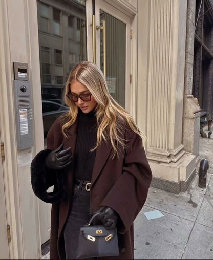 Mia | Lange Elegante Manteljas