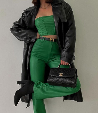 Amy | Leren Broek