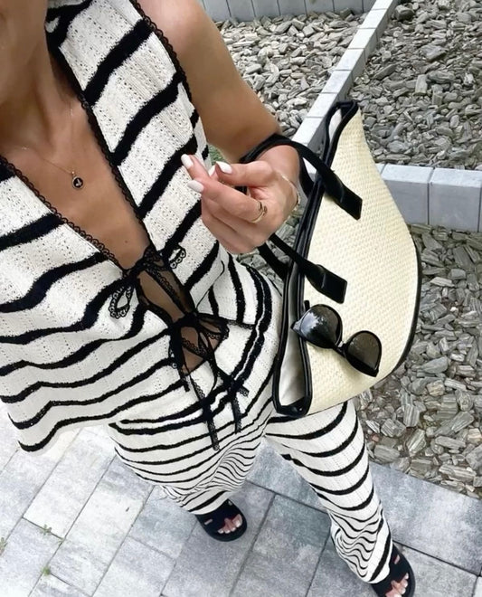 Sièrra | Gestreept Set Top Met Broek