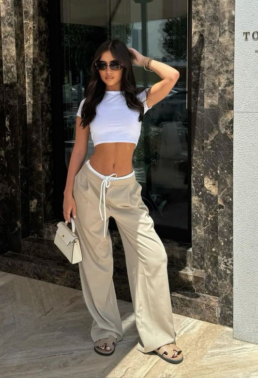 Penelope | Pantalon Met Witte Band