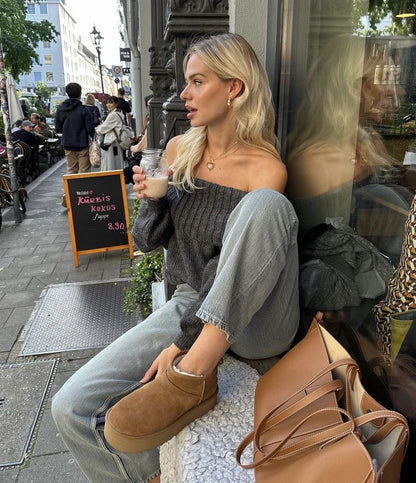 Amy | Comfy Laarzen Dikke Zool