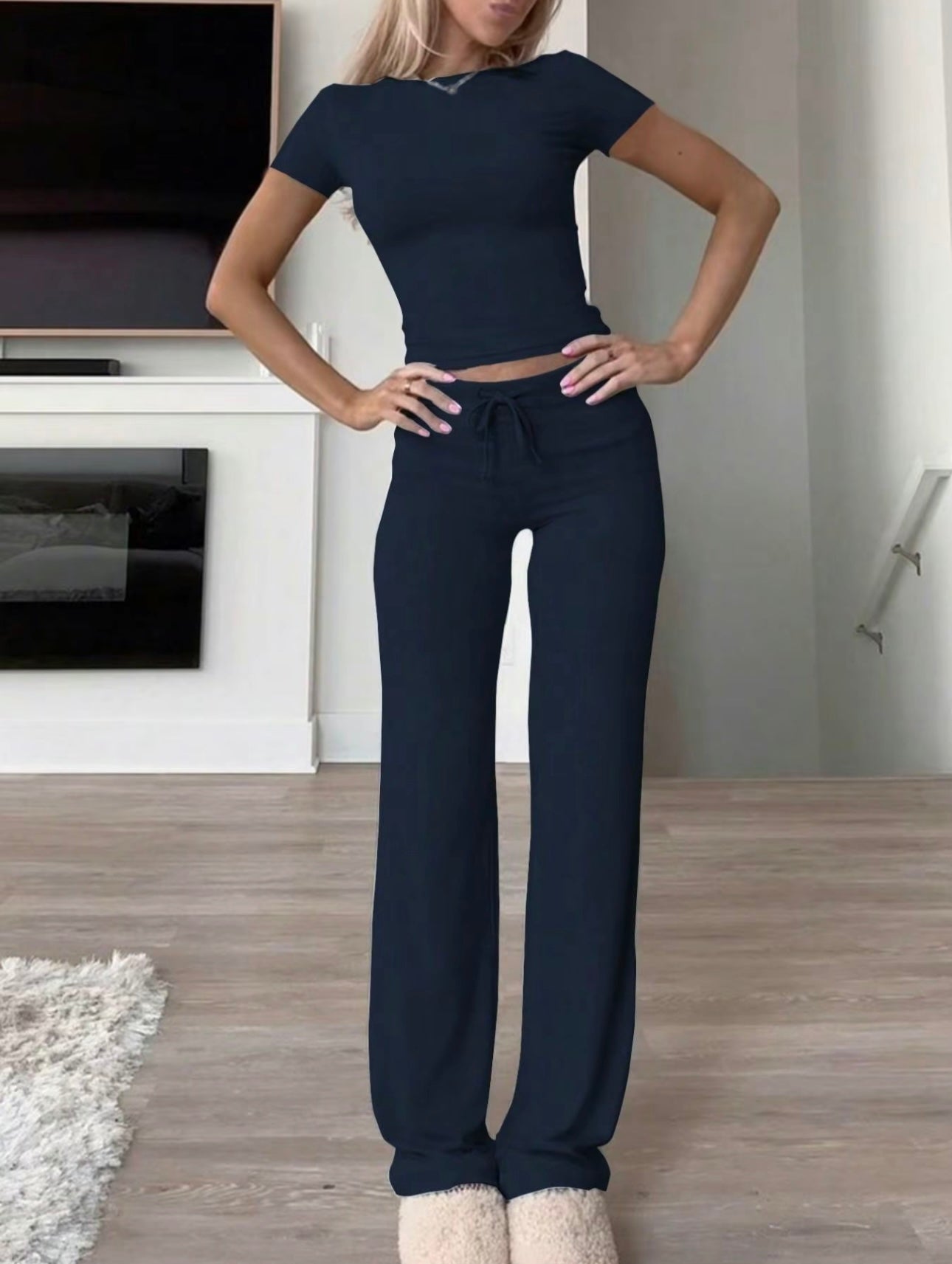 Clarice | Loungeset Top Met Lange Broek