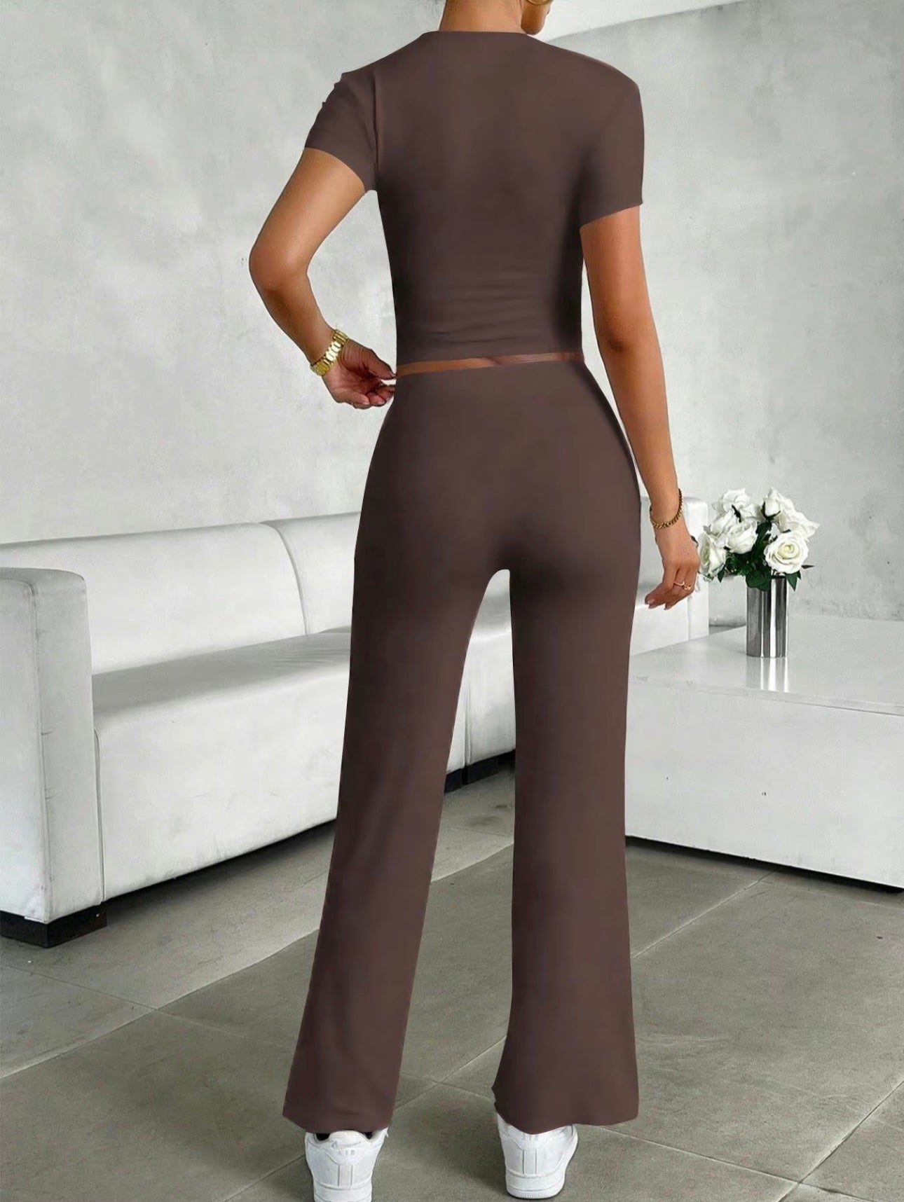 Clarice | Loungeset Top Met Lange Broek